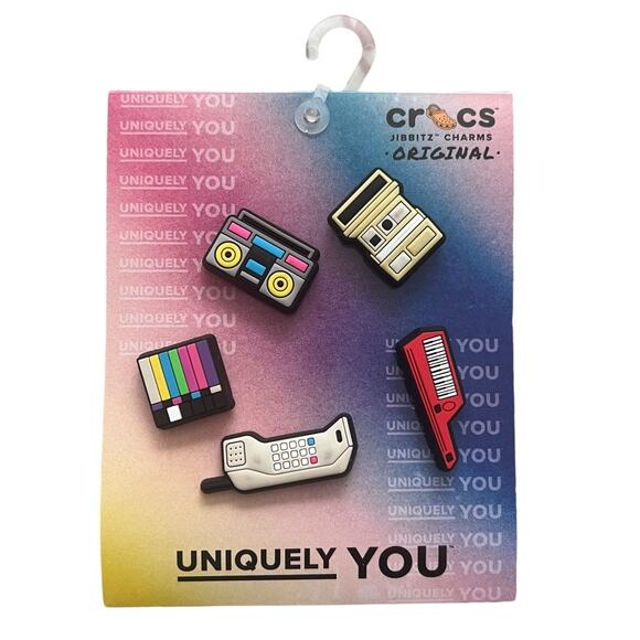 Crocs 90s Retro Vibe Charm Uniquely You Jibbitz - Picture 1 of 4